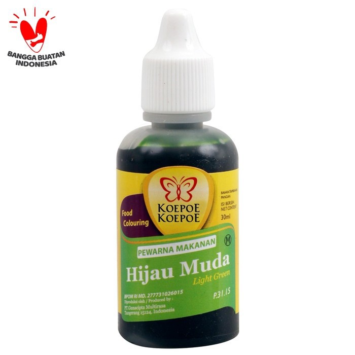 

PEWARNA HIJAU MUDA (30ml)