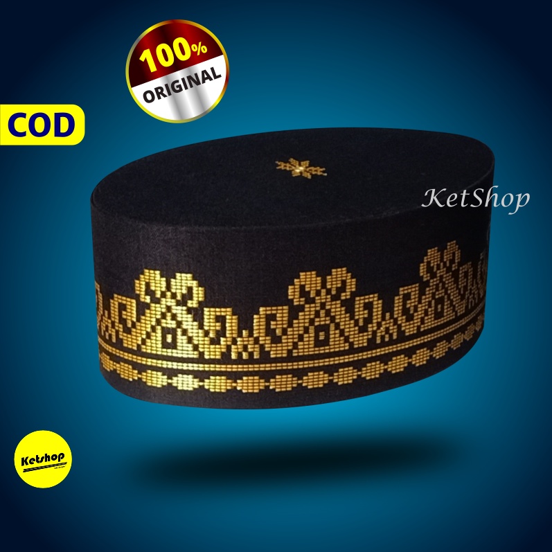Peci Hitam Anak Kopiah Dewasa Songkok Kopyah Kopeah Dewasa Pria Motif Sholat Pria Tenun Songket Terk