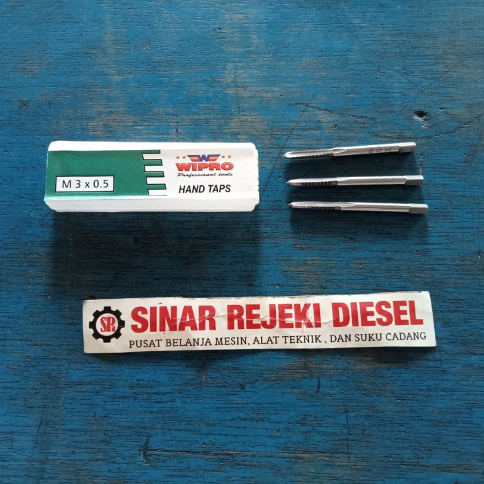 Hand Tap Handtap M3x0.5 M3 x 0.5 M3 x 0,5 M3x0,5 Wipro zg