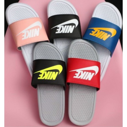 [CUCI GUDANG]SANDAL WANITA  PRIA NIIKE BENASSI COLORFULLL