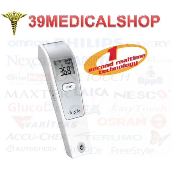 TERMOMETER INFRARED MICROLIFE FR1DL1 - THERMOMETER NON CONTACT MICROLIFE (MADE IN SWISS, ORI 100%)