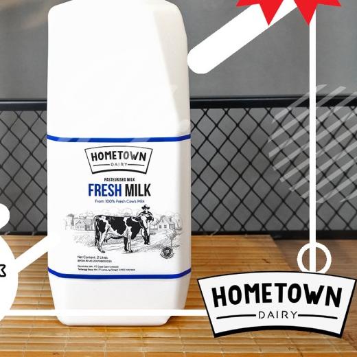 

♂ Susu Hometown 2L / 3L | Premium Fresh Milk Home Town Susu Sapi Murni ♦