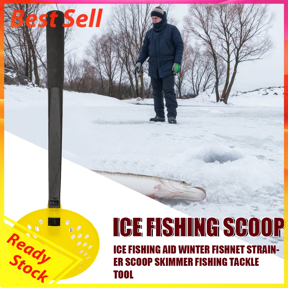 Ice Fishing Aid Winter Fishnet Strainer Scoop Skimmer Fishing Tackle Tool