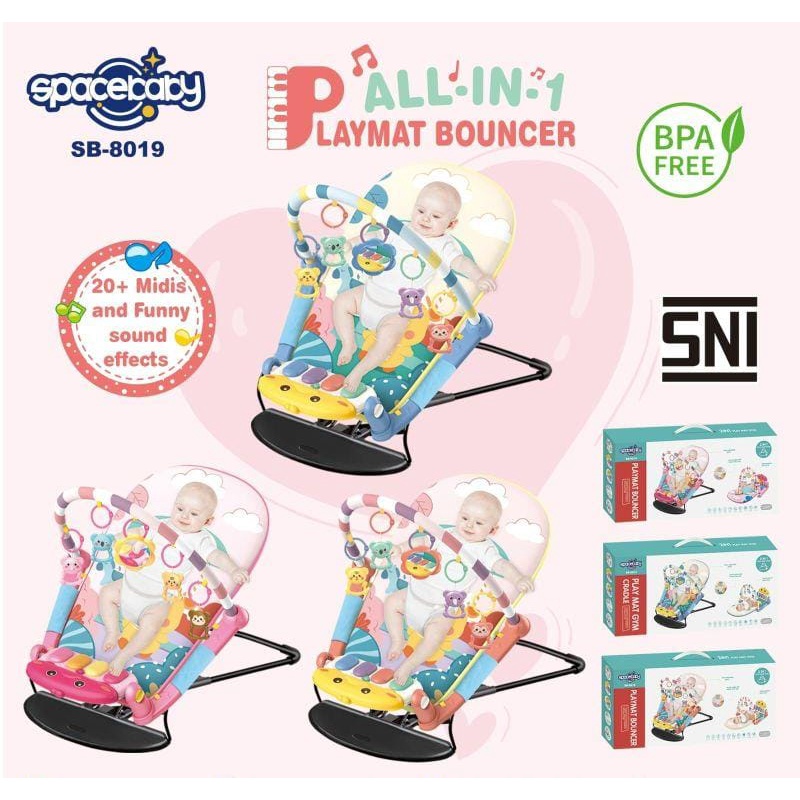 Spacebaby All in 1 Playmat Bouncher SB-8019