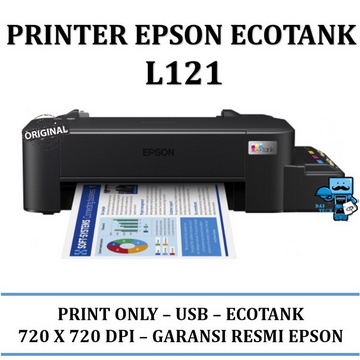 Printer Epson L121 Print A4 Baru Ori Garansi Resmi Epson Indonesia Pengganti Epson L310