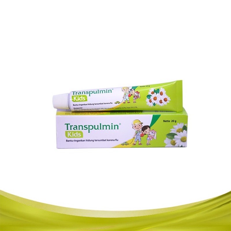 Transpulmin Kids 10gr 20gr - Balsam Anak - Calming Rub Kids - Balsem Anak Pilek Demam Hidung Tersumbat