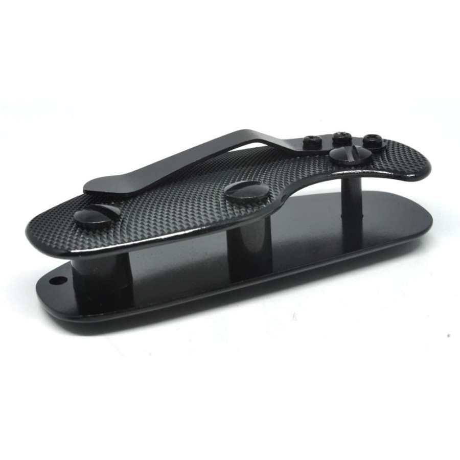 Key Holder Clip Aluminium Multifunctional EDC Tool - ZH111 - Black