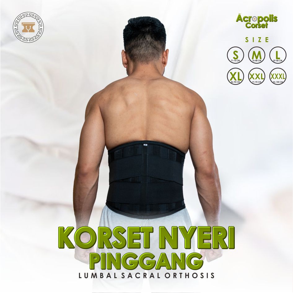 Grosir (5 PCS) Korset Sakit Pinggang / Korset Kesehatan / Korset Nyeri Pinggang / Korset LSO