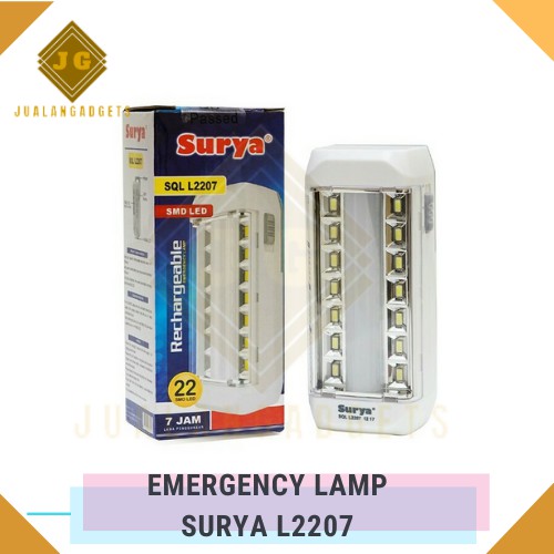 Lampu Darurat SURYA SQL L2207 Portable Emergency Lamp