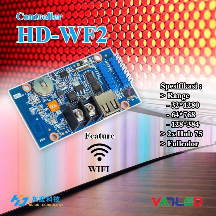 CONTROLLER RUNNING TEXT HUIDU HD-WF2