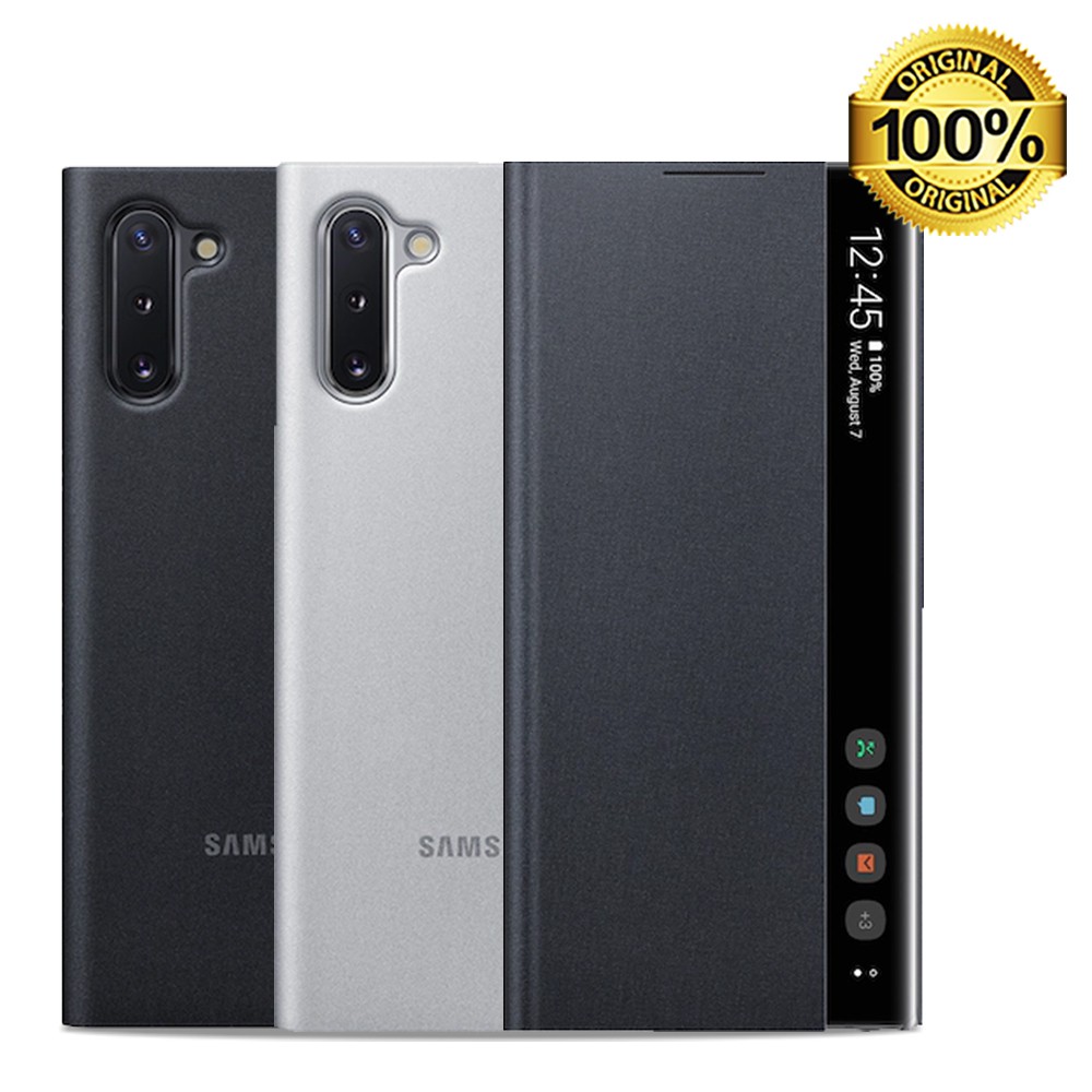 Casing Samsung Clear View Cover Galaxy Note 10 Hard Case – Produk Original