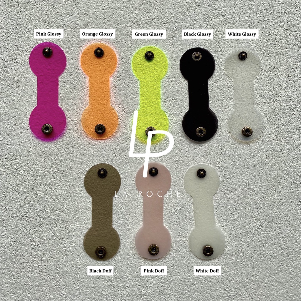 POPPY Cable Tie Charger Organizer Strap Cord Clip Penggulung Pengikat Kabel Klip Perapih PVC Pengikat Penjepit Masker Clip Mask