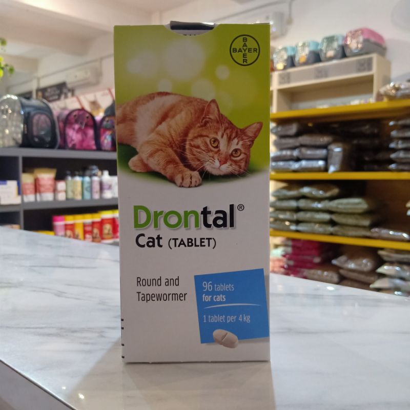 Drontal cat tablet / Obat cacing kucing / harga per pcs