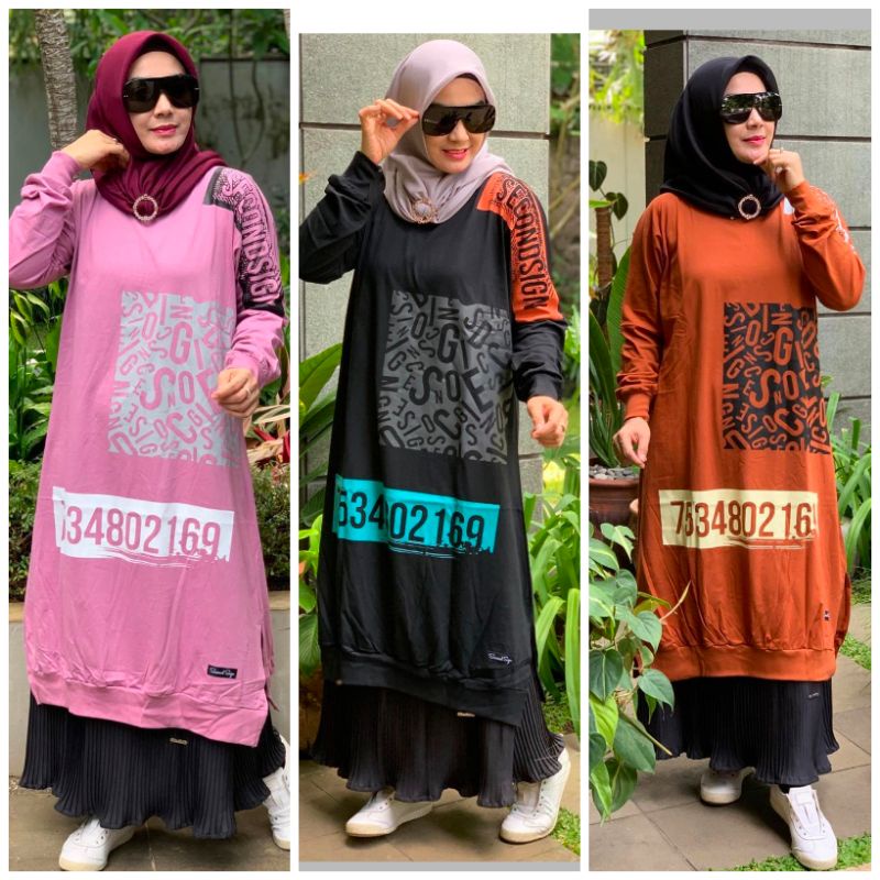 longtunik terbaru model secondsign