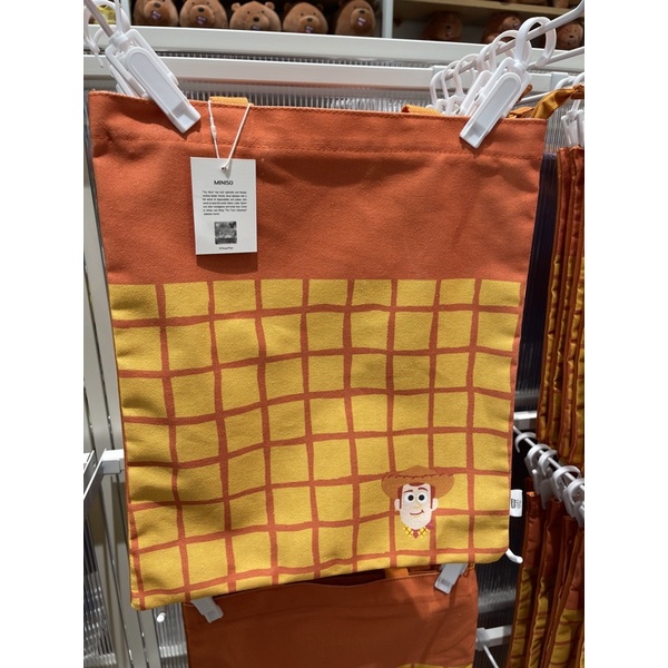 Tote Bag Woody Toy Story Miniso (kotak) Tas