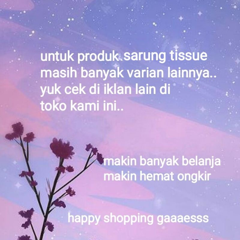 Sarung Tempat Tissue Tisu Tissu Tisyu Yang Dapat Di Gantung Dengan Motif Bunga Yang Unik Dan Elegan Sarung tissue Tempat Tissue Model Gantung