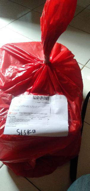 Tray Mika Bento Sekat 3 Merah Lunch Box Kotak Makan