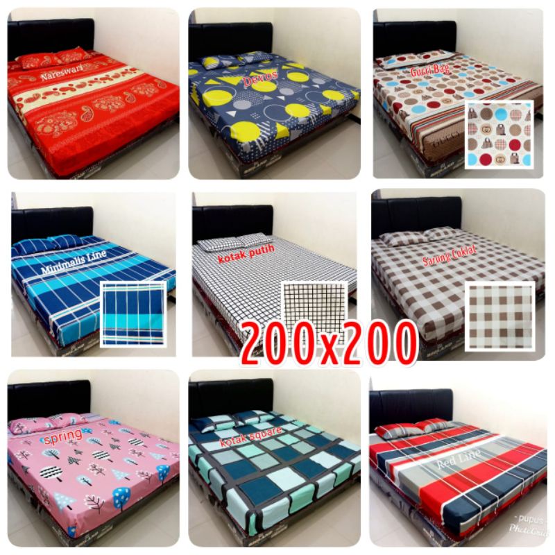 Sprei halus 200x200 / sprei murah sprei jumbo