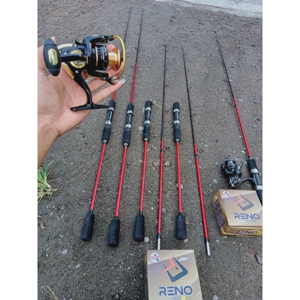 SEPAKET JORAN LAUT REDBASS + REEL DAIDO RENO 1000