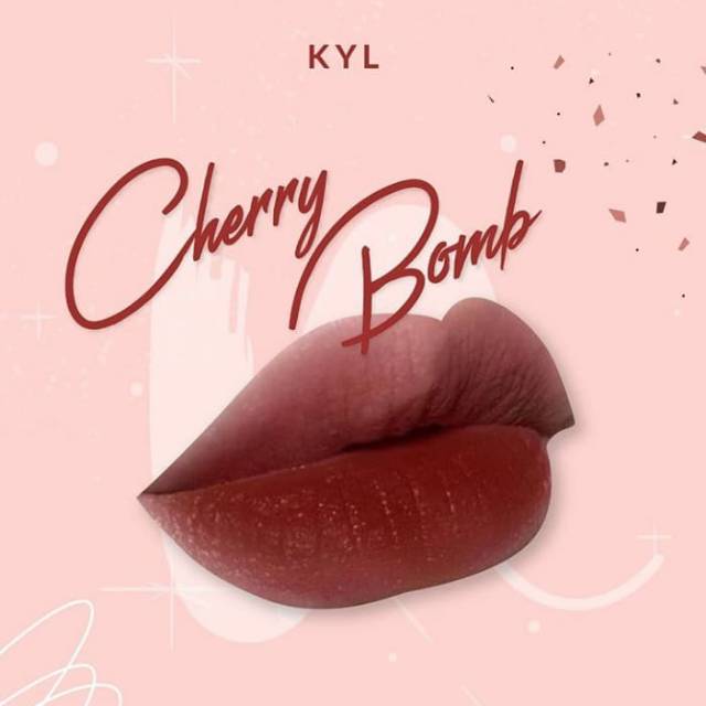 Liptint kyl cosmetics by Kayla Nadira warna Cherry bomb / lipstik / homemade
