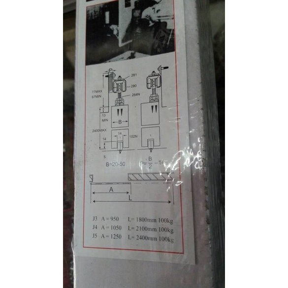 Rel Pintu Sliding / Rel Sliding / Rel Pintu Geser A3 / J3 Merk 777