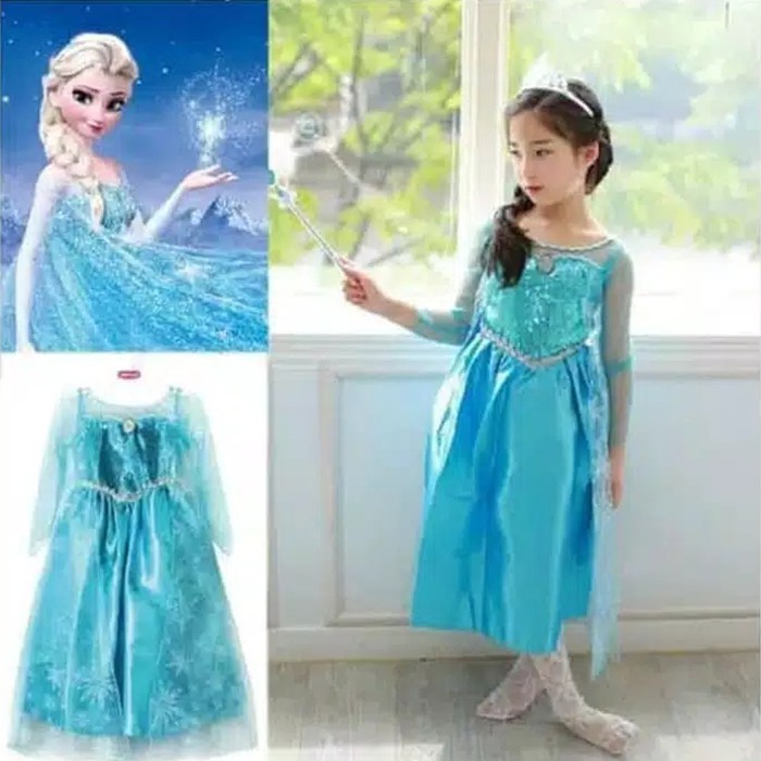 [Brandedbaby] 3-8T KOSTUM PRINCESS ANAK IMPORT / PRINCESS DRESS ANAK / ACCESORIES PRINCESS TIARA SET