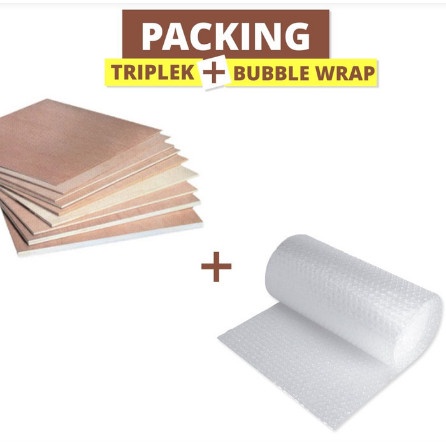 

EKSTRA PACKING TRIPLEK + BUBBLE UK.M (HANYA UNTUK TAMBAHAN KEAMANAN)