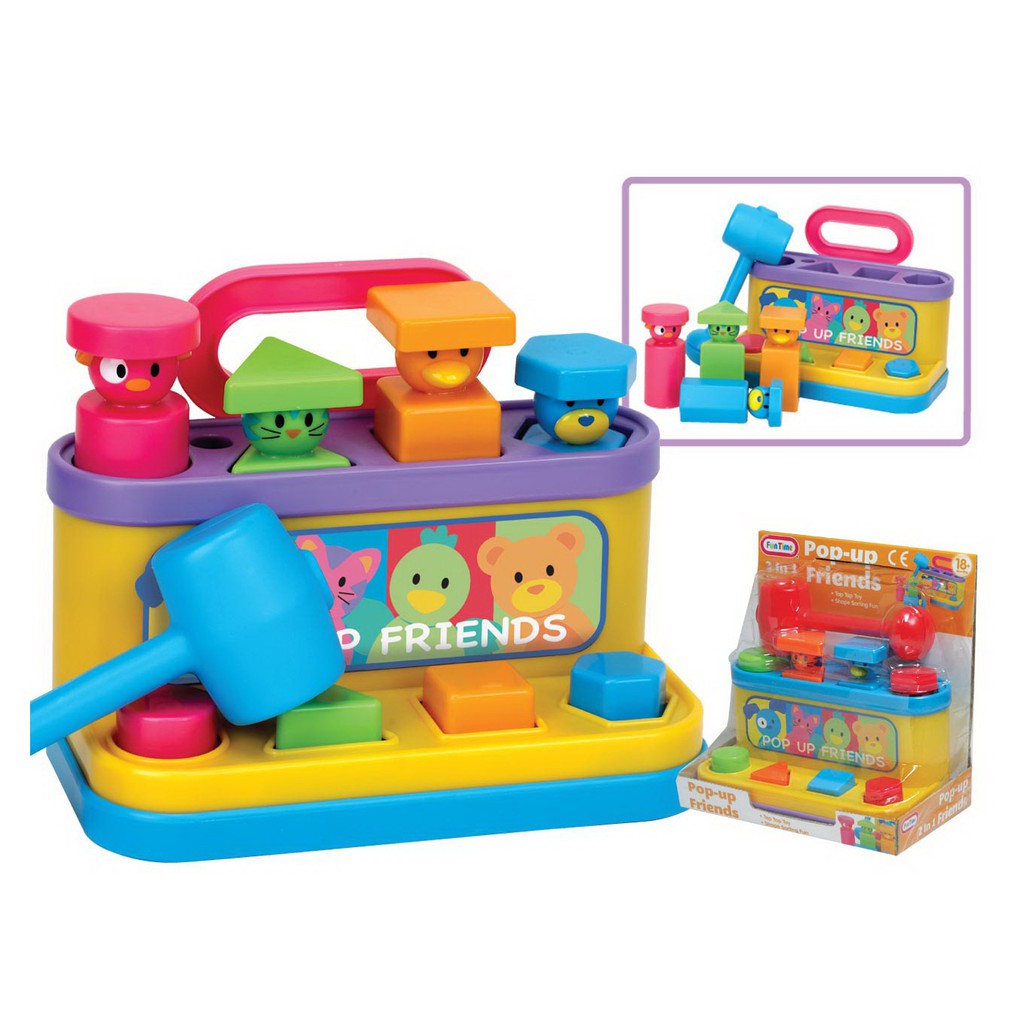 Funtime Pop Up Friends Mainan Mainan Anak Mainan Bayi Mainan Edukasi Baby Toys Shopee Indonesia