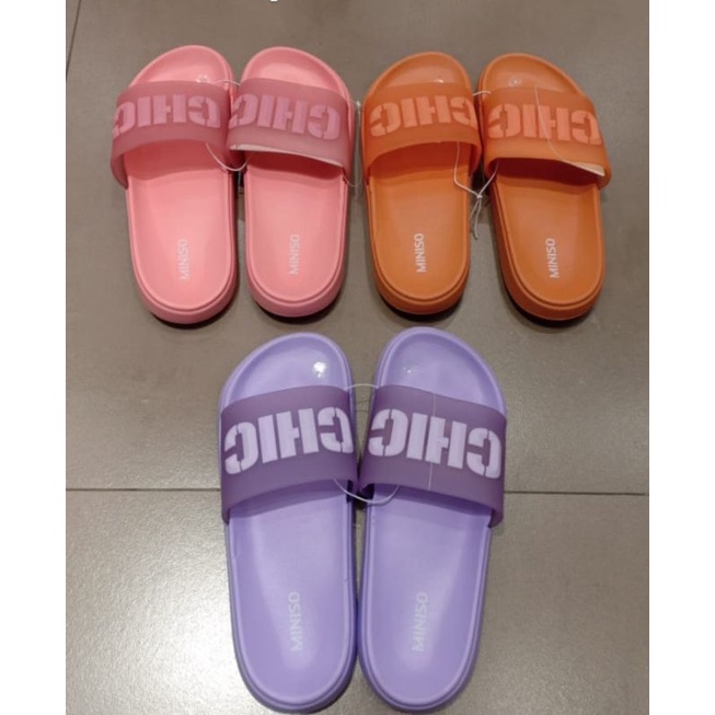 Sandal Chic Slippers Miniso