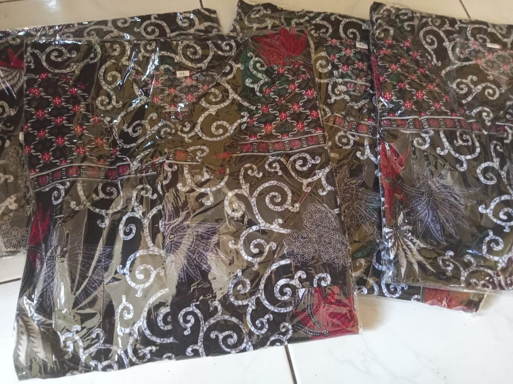 Maura Couple - Sania Ruffle Batik Couple Ori Ndoro Jowi Dnt Garansi