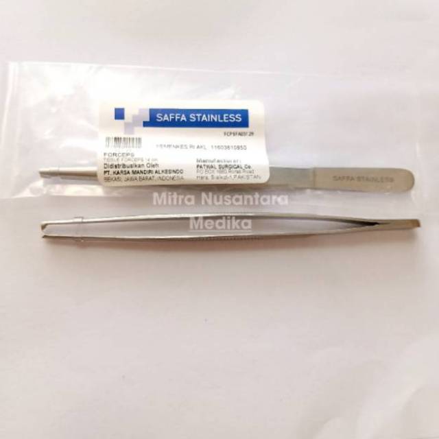 Pinset Ciriugis 14cm Tissue Forceps 14cm