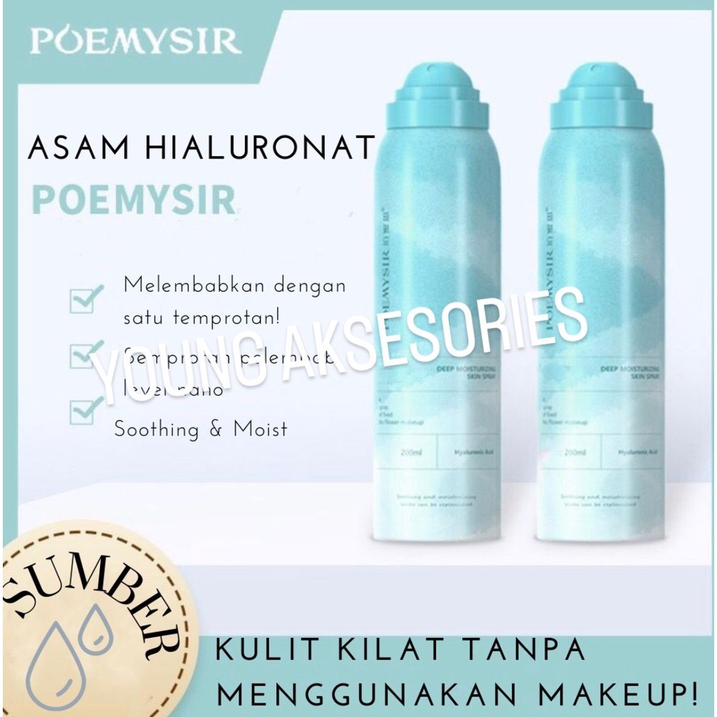 POEMYSIR DEEP HYDRATING SKIN SPRAY/ POEMYSIR PELEMBAB WAJAH