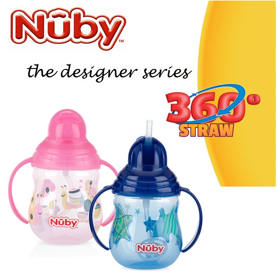 NUBY 360 SOFT FLEX FLIP-IT STRAW NB159