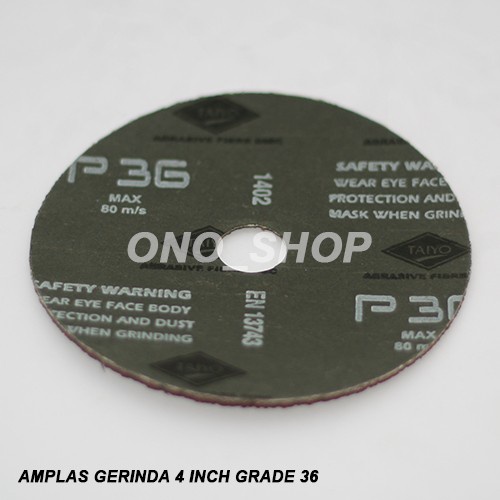 Amplas Gerinda 4 Inch Grade 36