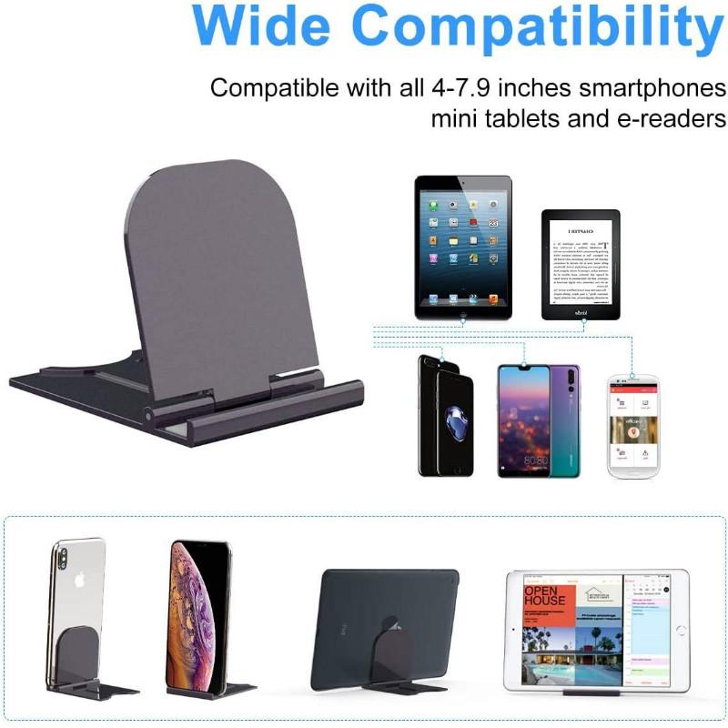 Desktop Phone Stand Adjustable Foldable Tablet Mount Desk Phone Holder Cradle Dock for IPhone Android Samsung Phone