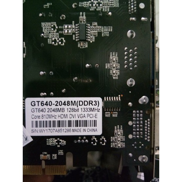 Terbaru    VGA Card Nvidia Geforce GT630 2GB 128Bit    Murah