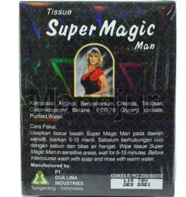 Tissue Super Magic Man Shopee Indonesia