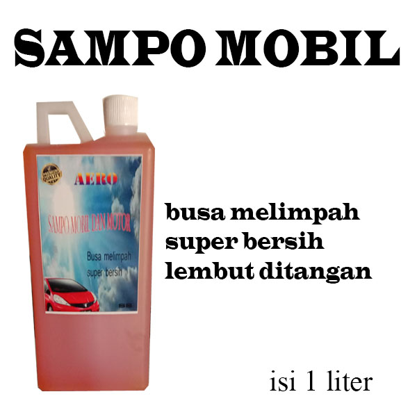 shampoo mobil dan motor kualitas premium isi 1 liter