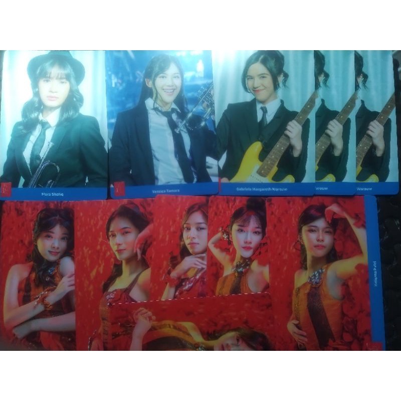 [JKT48] Photocard 10th Anniversary Tour Photocard Set Gaby Fiony Jinan Eli Chika Flora Christy Marsh