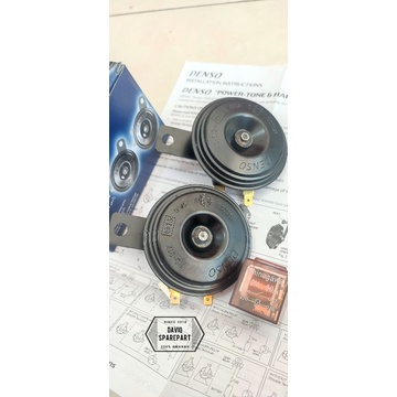Klakson Avanza Ori Original Denso Compact Horn Set 12v mobil motor