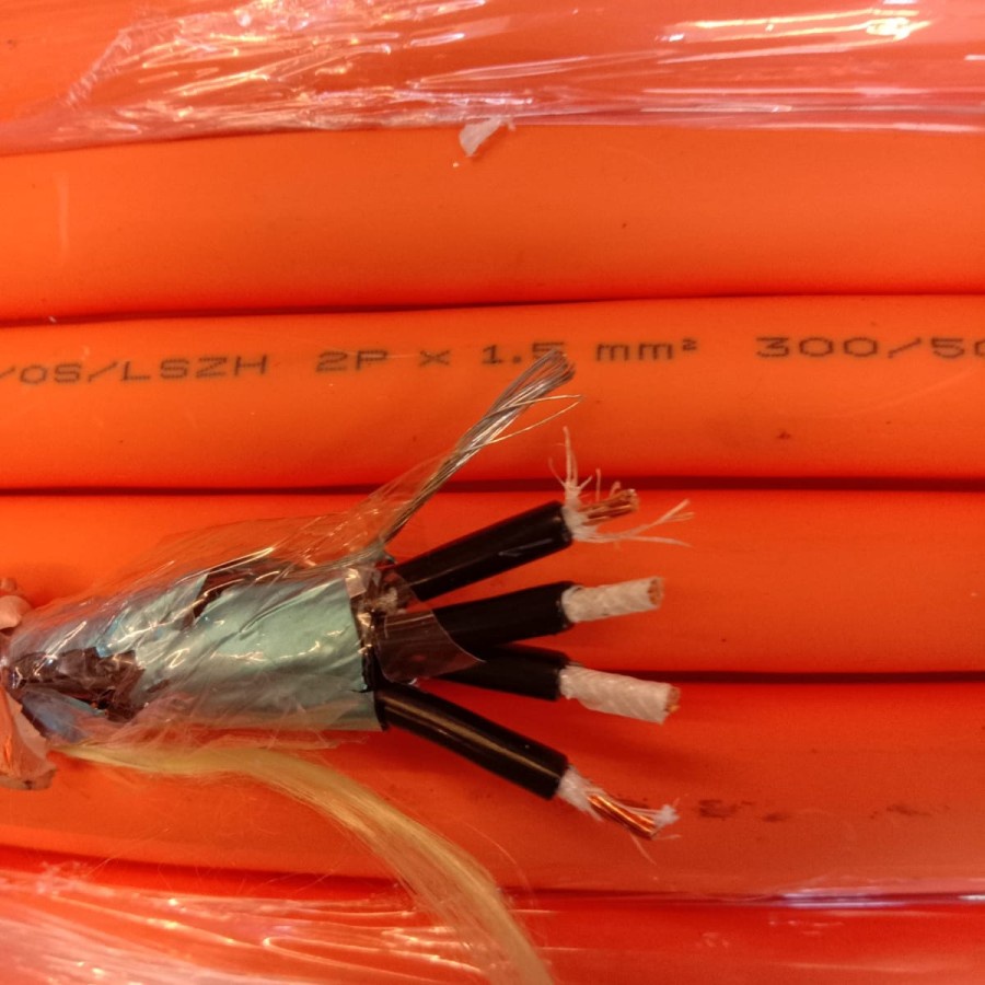 Kabel FRC 2P x 1.5mm / Fire Resistant Cables JEMBO kabel @1 mtr AWG 16