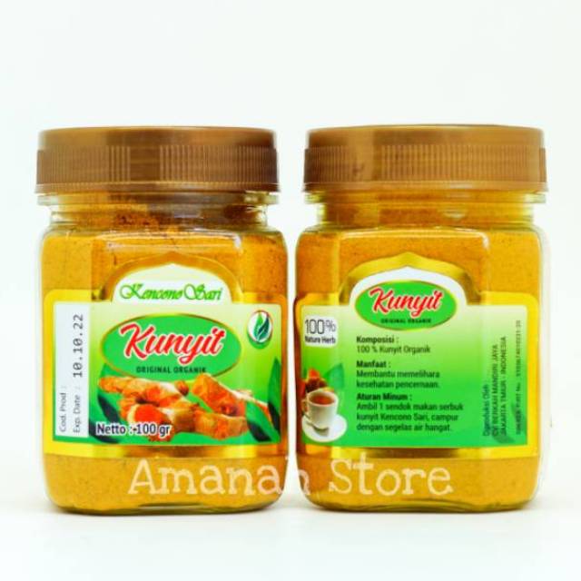 

Jamu Kunyit Bubuk Original Organik 100 gr 100% Asl