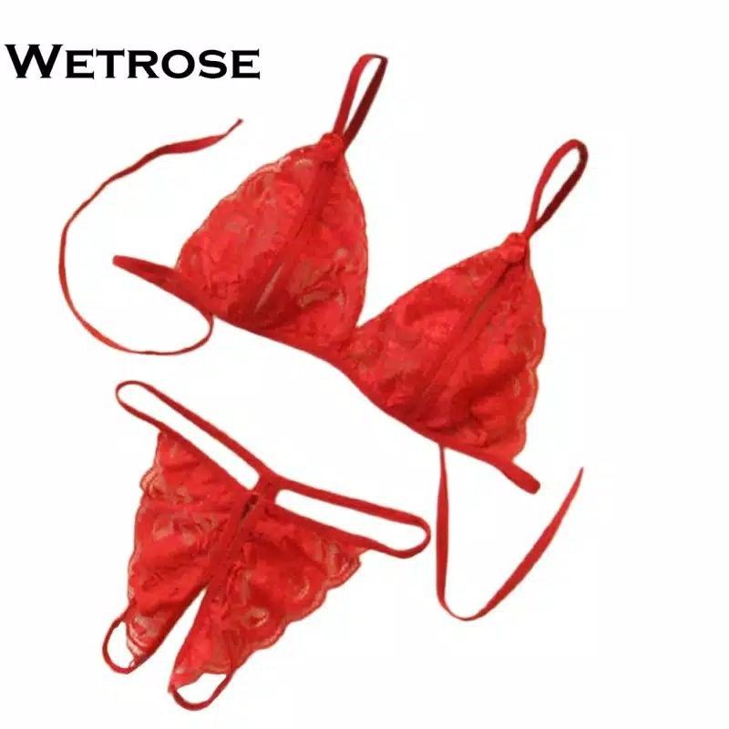 Set Bra Lingerie G-string Untuk Wanita / bikini set