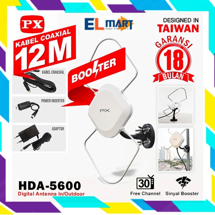 PX Antena TV digital indoor outdoot HDA-5600/ antenna TV PX HDA5600