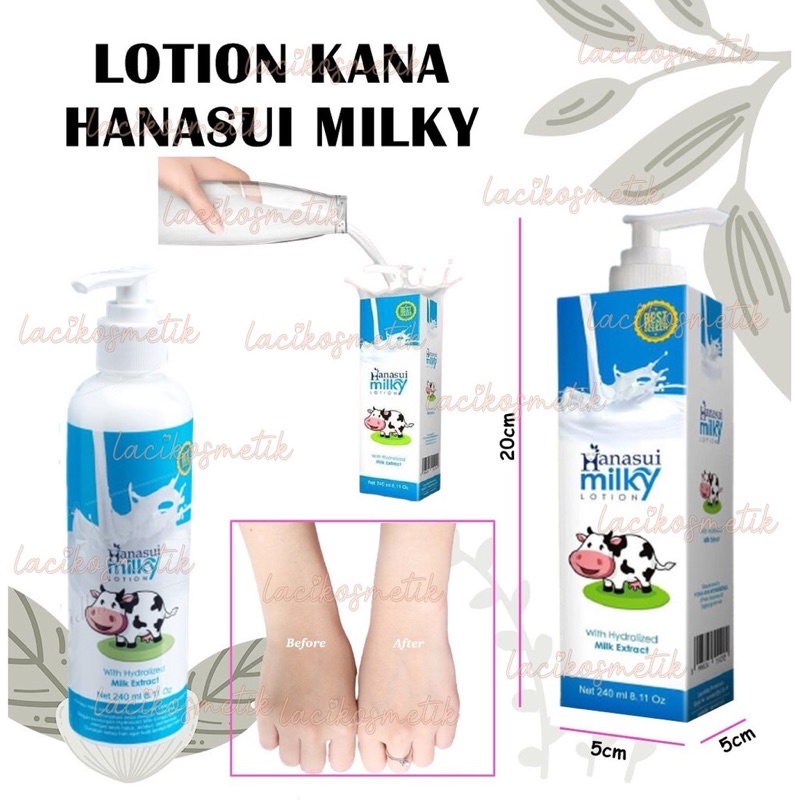 hanasui body lotion
