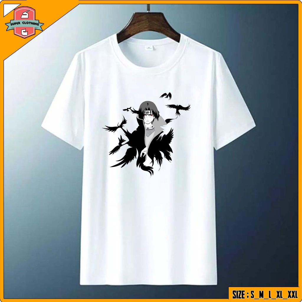 KAOS NARUTO ITACHI UCIHA - BAJU ANIME BORUTO NEXT GENERATION - KAOS NARUTO ITACHI UCIHA - KAOS DISTR