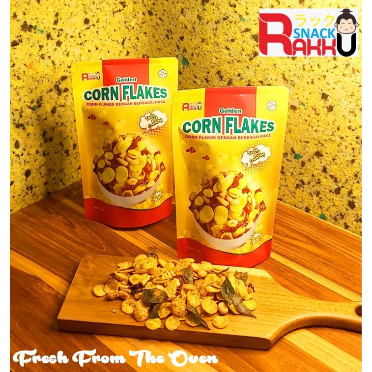 

Camilan - Cemilan - Snack - Corn Flakes - Kekinian - Salted Egg - Telur Asin - Madu - Coklat