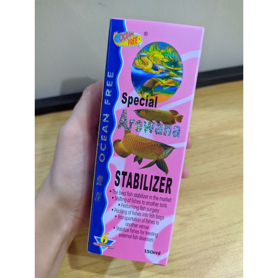 Ocean Free Special Arowana Stabilizer 150Ml Obat Ikan Arwana