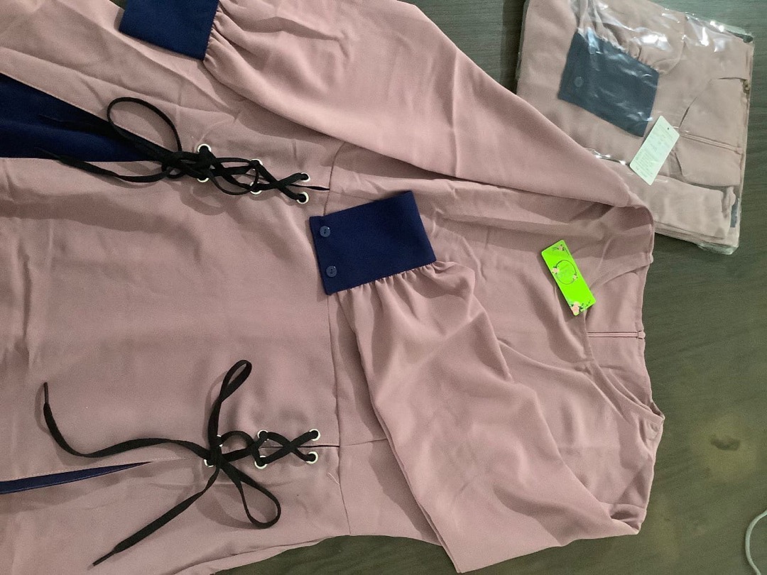 V256-6 Rok Plisket Mayung Wanita Gabriella Motif Burberry Murah