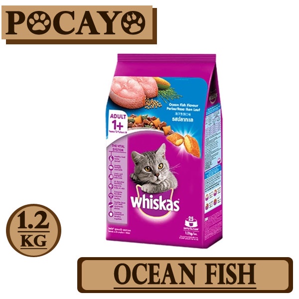 Whiskas Ocean Fish 1.2kg